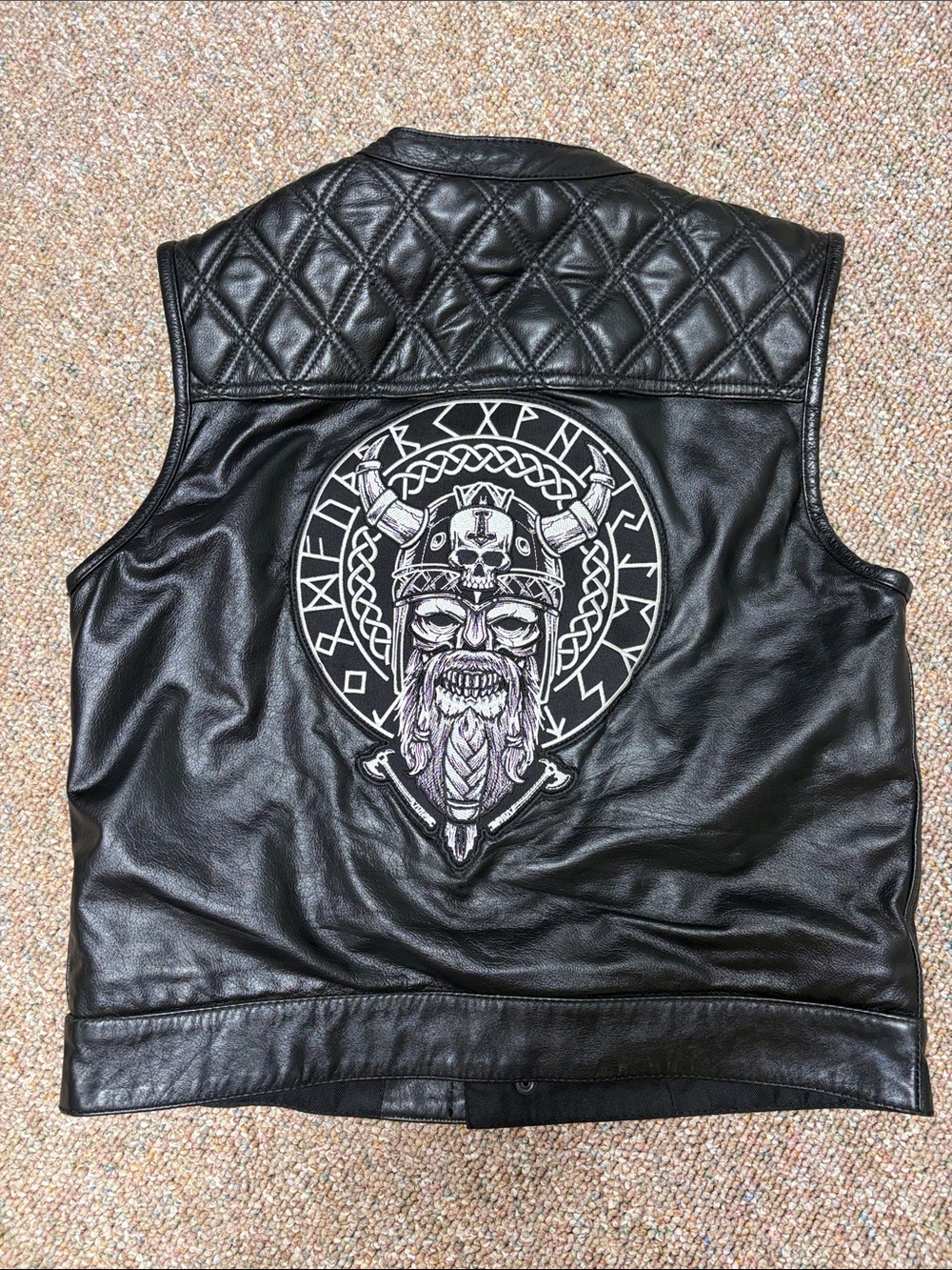 Leather First Mfg Co motorcycle vest - only worn a few times.